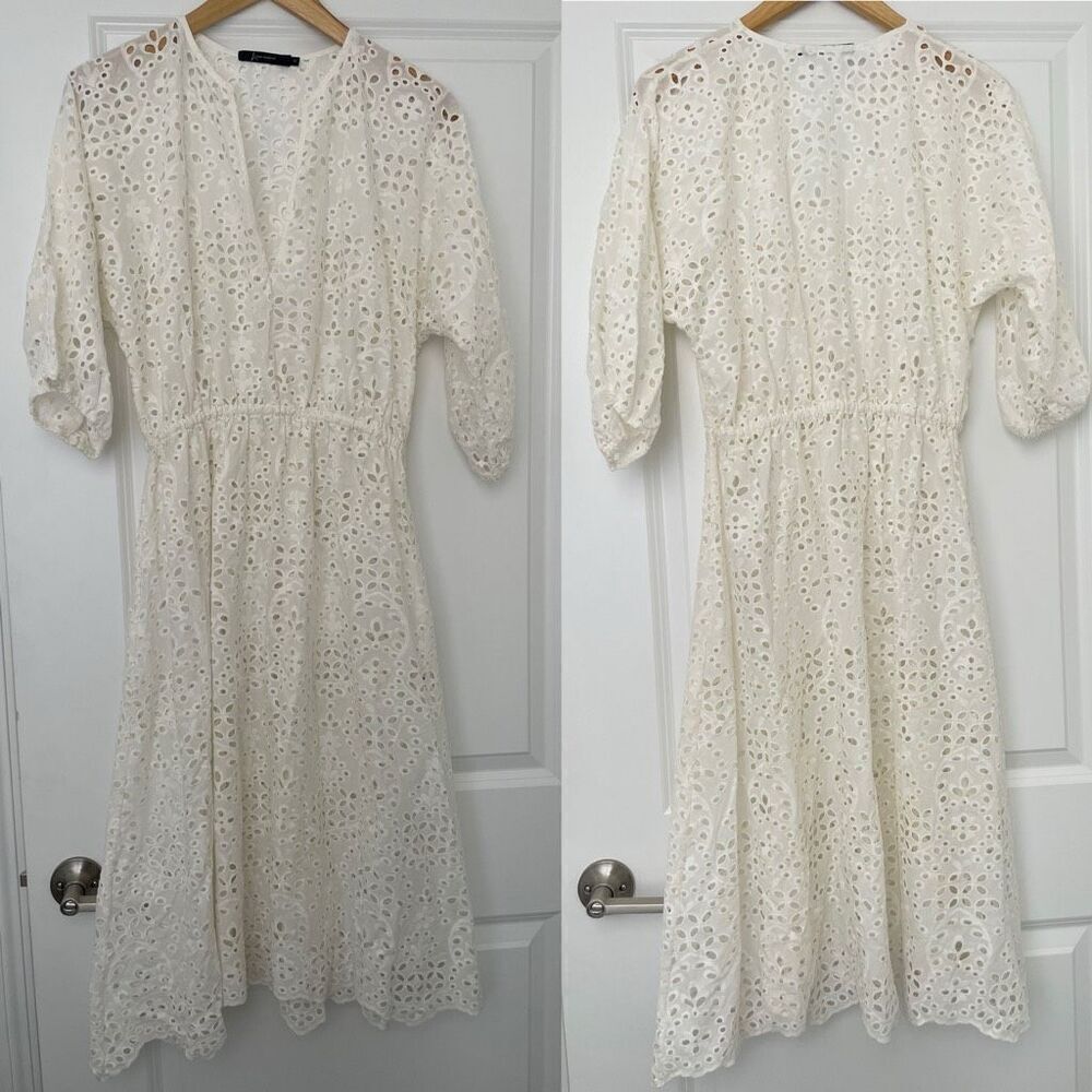 Lenny Niemeyer Eyelet Dress in White Size M